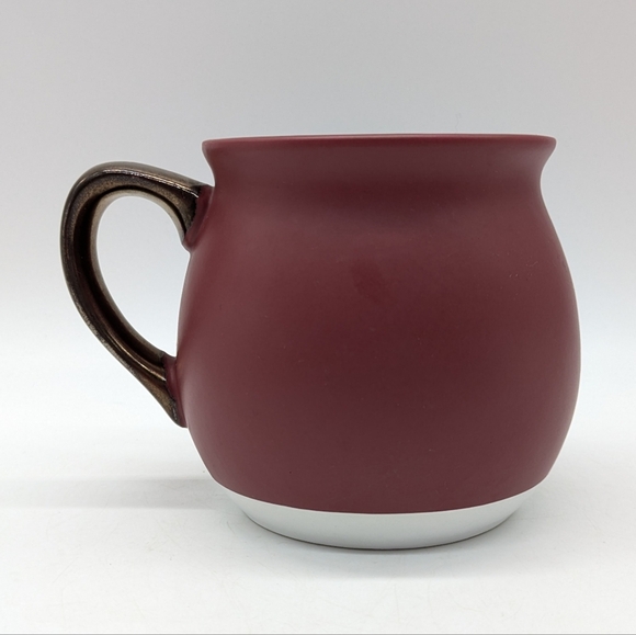 Threshold Maroon Gold Letter K Monogram Coffee Mug - Picture 3 of 8